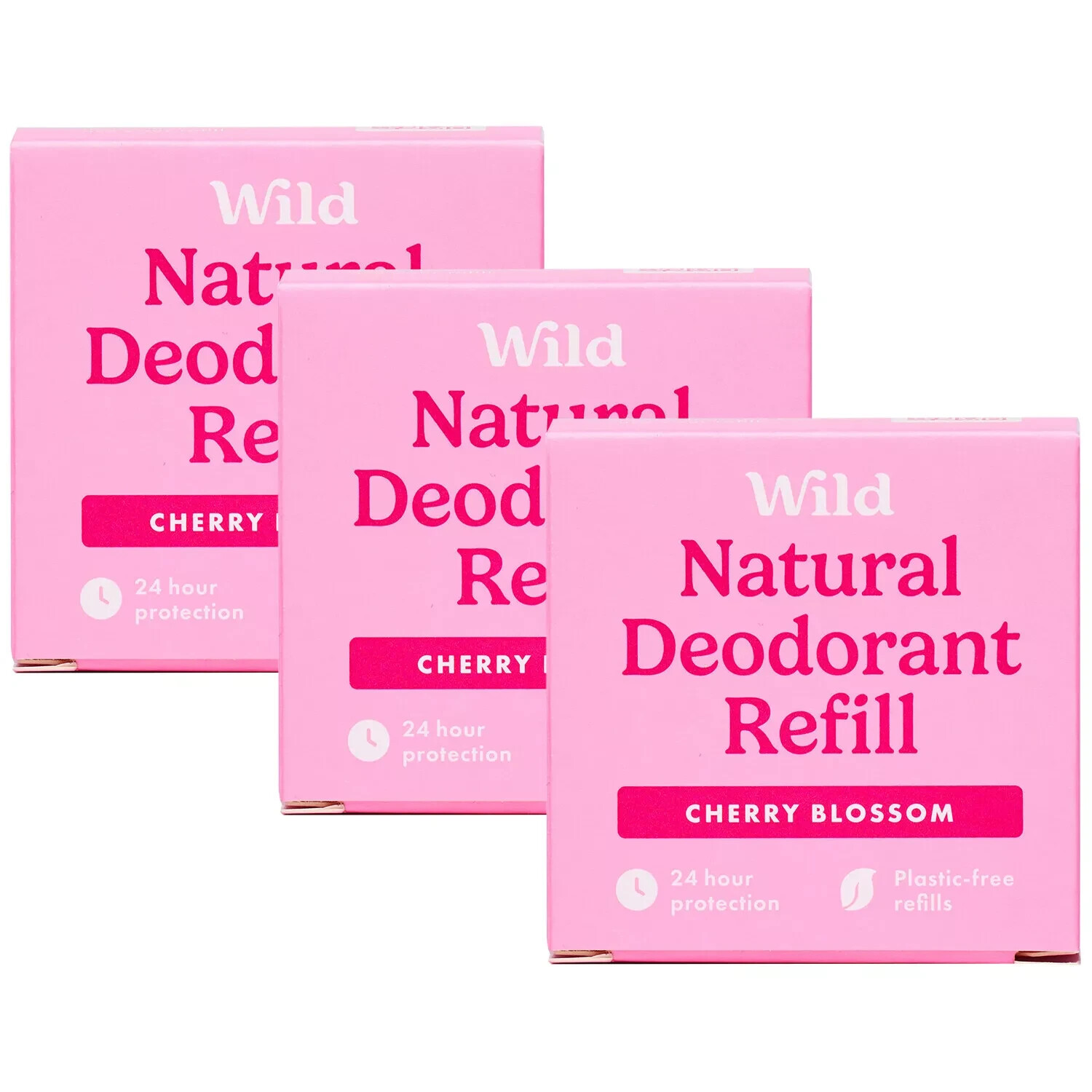 3xWild Refill Deodorant Block - Cherry Blossom 40g