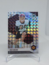 2021 PANINI MOSAIC SILVER PRIZM DAX MILNE RC WASHINGTON FOOTBALL TEAM #400 C6C