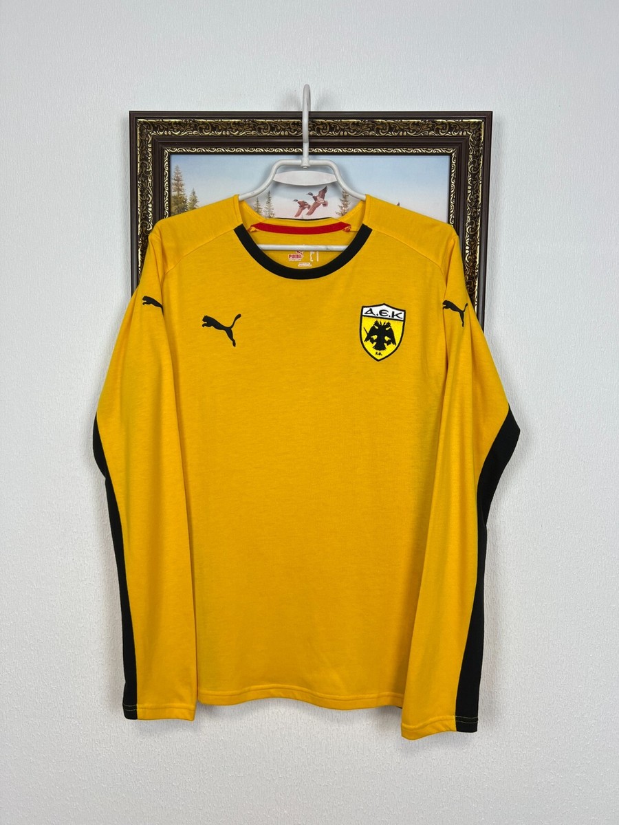 サッカーユニフォーム AEKアテネ PUMA AEKアテネ 08/09 ユニフォーム ホーム 半袖 73499501 イエロー