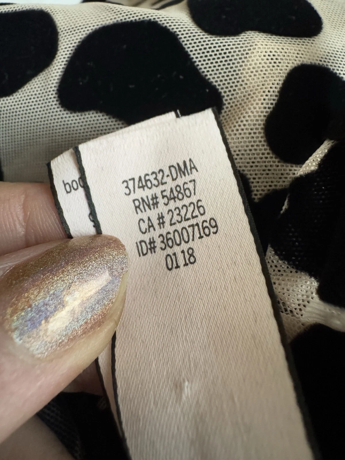 UNDERCOVER Victorias Secret Mini Abito Slip Maglia Marrone Nero Velluto Deadstock Nuovo con etichette Taglia L