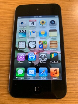 Apple iPod Touch 4th Generation 8GB - Black - MC540LL/A | eBay