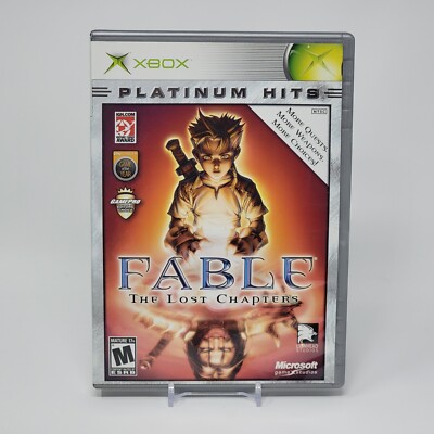 Fable: The Lost Chapters (Original Xbox) Platinum CIB COMPLETE & TESTED