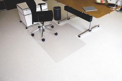 Ecoblue® Bodenschutzmatte für Teppichböden 150x120cm-Form:L Büro Stuhl