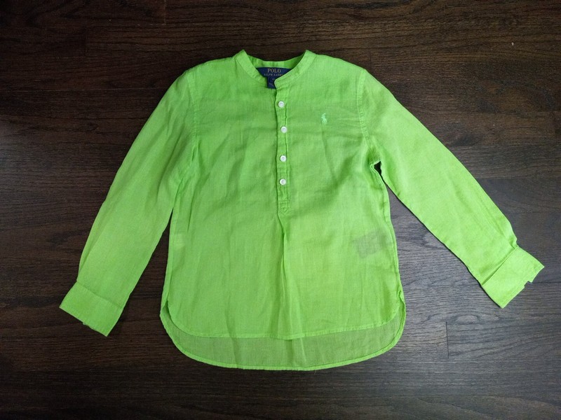 Polo Ralph Lauren Girls 6x Cotton Long Sleeved Top