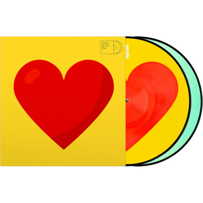 Serato - Emoji ''Donut/Heart'' 2x12'' Picture Control Vinyl Yellow / Mint