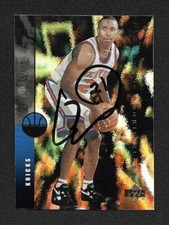 Charlie Ward Signed Autograph 1994-95 Upper Deck NY Knicks Rookie RC Card #158