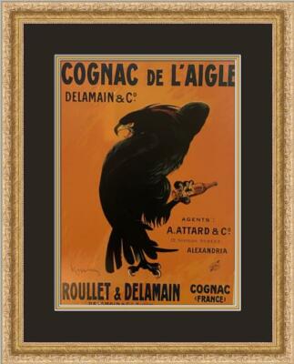 Leonetto Cappiello Cognac De L'aigle Advertising Poster Print Custom Framed 