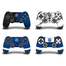 OFFICIAL NHL TAMPA BAY LIGHTNING VINYL SKIN DECAL FOR DUALSHOCK 4 CONTROLLER