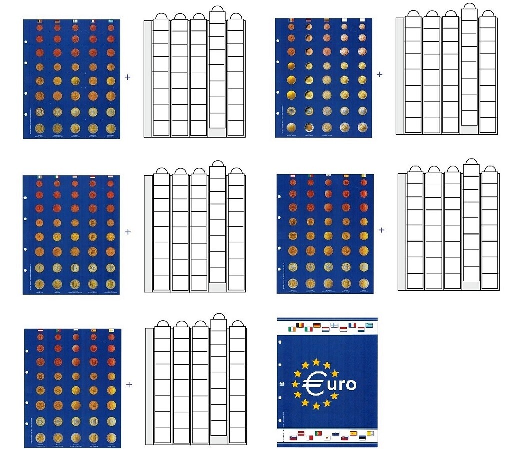 Caja Fuerte Amazon Hojas Para álbum De Monedas Euro (1 Céntimo A