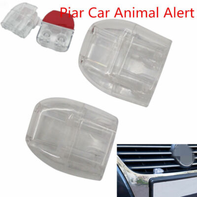 2pcs Car Grille Deer Animal Warning Whistle Repeller Alert Safety Accessories - Foto 3