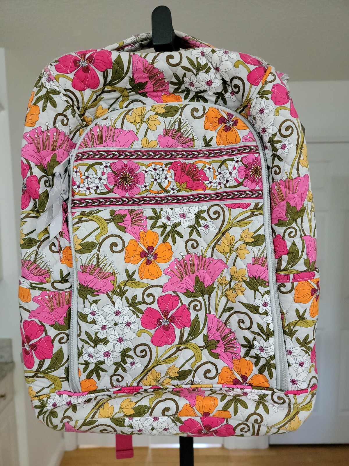 Vera Bradley Iconic Floral Campus Backpack Gem