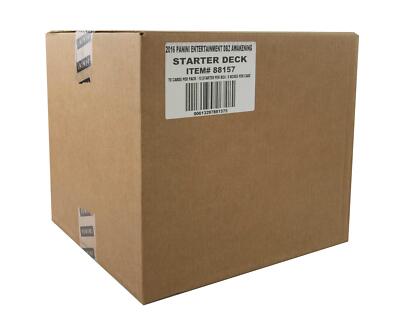 PANINI DRAGON BALL Z AWAKENING STARTER DECK 8-BOX CASE - 80 DECKS! SEALED!