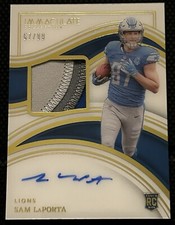 2023 Panini Immaculate Collection Sam LaPorta #132 for sale 2023 Panini Immaculate Collection Sam LaPorta #132 for sale