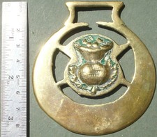 Horse Brass: Scottish Thistle, Free P&P, Cast Scotland
