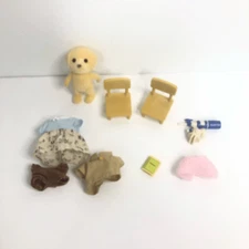 calico critters sylvanian family cozy cottage labrador chairs telescope book