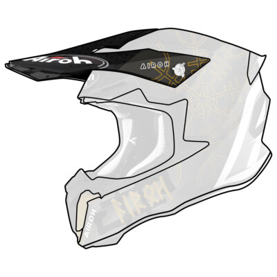 Airoh Twist 2.0 Sword Matte Gloss Helmet Frontline