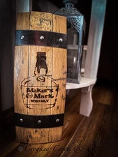 Rustic Home Bar Decor Makers Mark Whiskey Barrel Stave wall art