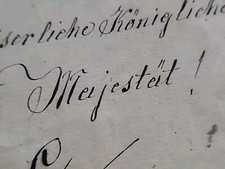 Austria Emperor Ferdinand I Royal Petition Manuscript Document Austrian Royalty