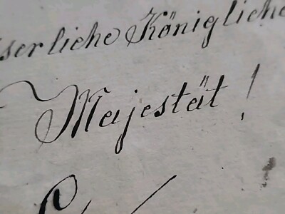 Austria Emperor Ferdinand I Royal Petition Manuscript Document Austrian Royalty