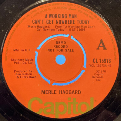 Merle Haggard - A Working Man Can't Get Nowhere Today / Blues Stay Away From ...
