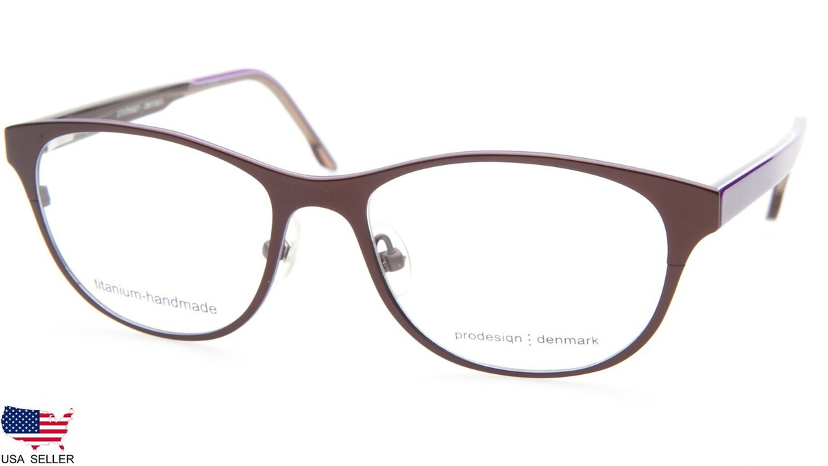 NEW PRODESIGN DENMARK 1399 c.5021 BROWN EYEGLASSES FRAME 52-16-140