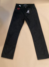 Red Ape Kids Boys Black Jeans Argyle Pocket Size 14 XL New w Tags