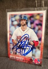 Bryce Brentz Autograph Signed 2015 Topps RC Boston Red Sox