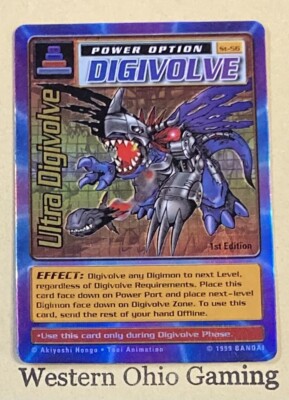 Digimon CCG Ultra Digivolve #ST-56 1st Edition Holo Foil USED READ TCG |  eBay