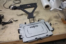 Car truck laptop mount stand with Havis UT-101 dock station