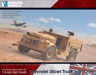Rubicon Models 280075 - Commonwealth Chevrolet WB 30cwt Truck LRDG - Bolt Action