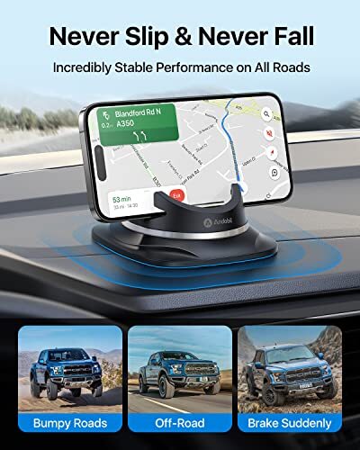 andobil Car Phone Holder Simple Effective Dashboard Phone