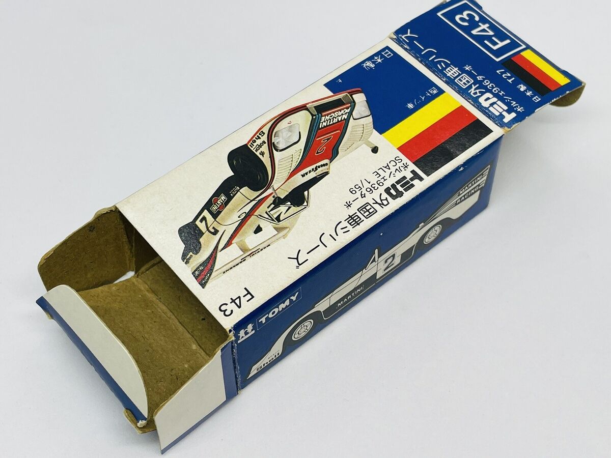 Tomica Tomy F43-1-1 Porsche 936 Turbo - Martini - Made In Tomica Tomy F43-1-1 Porsche 936 Turbo - Martini - Made In