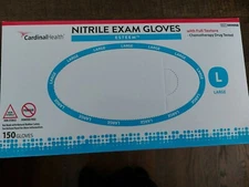 Cardinal Health Nitrile Exam Gloves Size Large-Brand New-1 box of 150