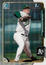 KEVIN DUCHENE 2015 Bowman Chrome ROOKIE REFRACTOR RC #53 Athletics 