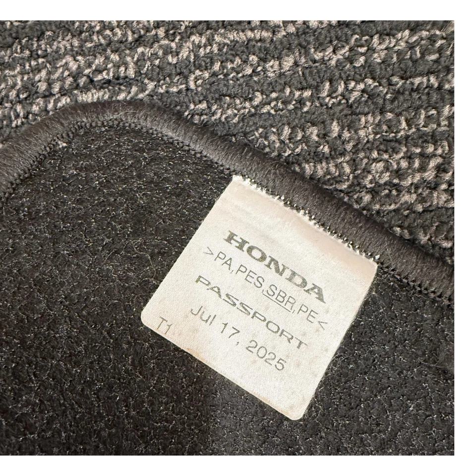 Коврики для пола коврики для 2025 2026 Honda паспорт подлинный Honda полный комплект серый новый - Изображение 4 из 4