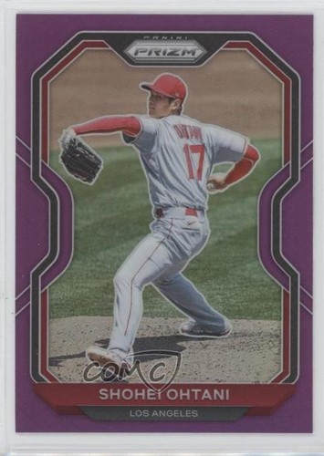 2021 Panini Prizm Tier II Purple Prizm Shohei Ohtani #183 12e2