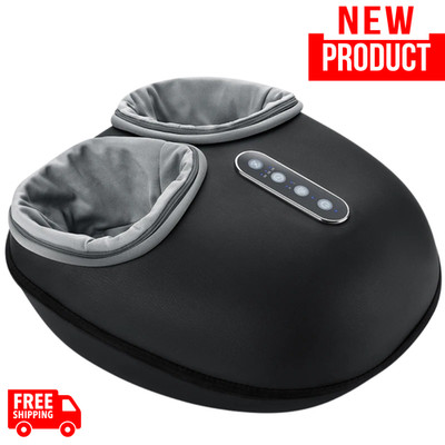 Electric Shiatsu Foot Massager Heat Deep Kneading for Plantar Fasciitis Relief
