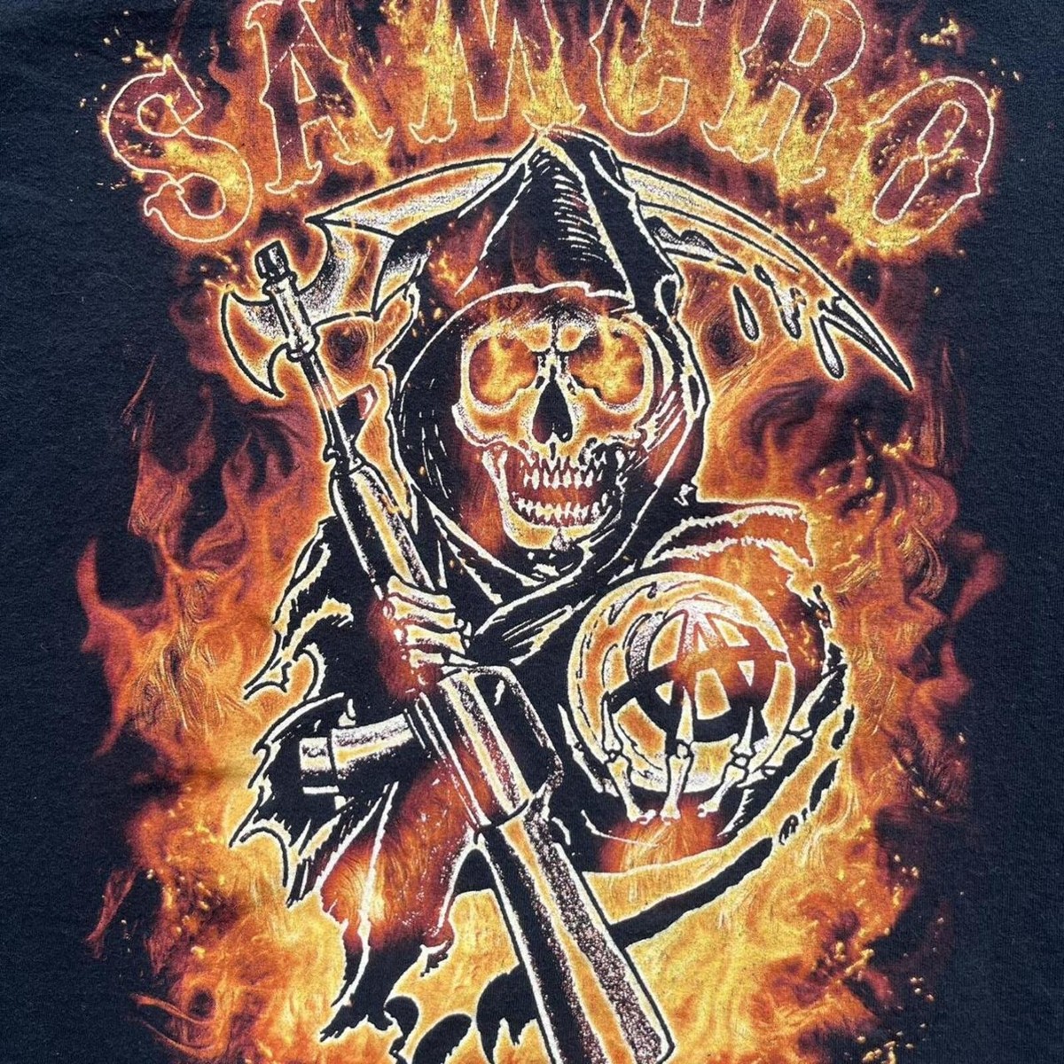 Sons of Anarchy SAMCRO Graphic T-Shirt Size 2XL View 2