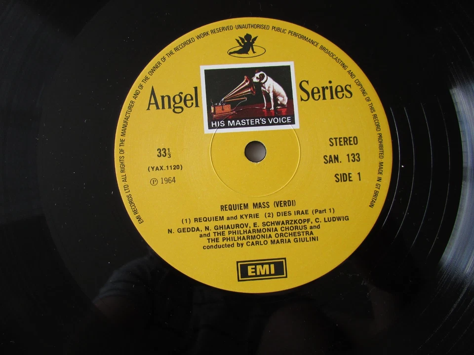 Verdi  Requiem Mass - Giulini - Philharmonia Chorus-SLS 909 - 2 LP Box Set - VGC - Image 3 of 3