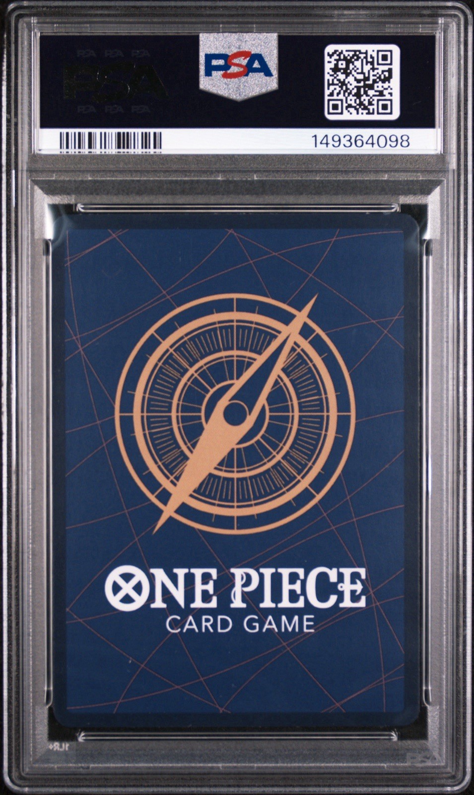 One Piece Monkey D. Luffy Op08-109 Two Legends Treasure Rare PSA 10 view 2