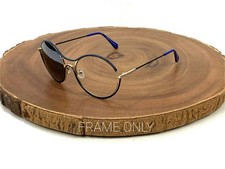 Balmain Sunglasses BL2520B C03 FRAME ONLY Black Gold round 52 18 143 mm France