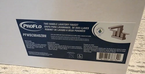 PROFLO PFWSC9840ZBN Kelper 1.2 GPM Centerset Bathroom Faucet - Nickel - Picture 5 of 5