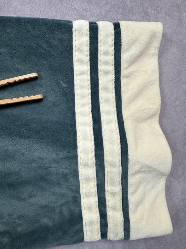 Vintage Christian Dior Morgenmantel Herren One Size Grün Robe de Chambre Gürtel Velour - Bild 15 von 24