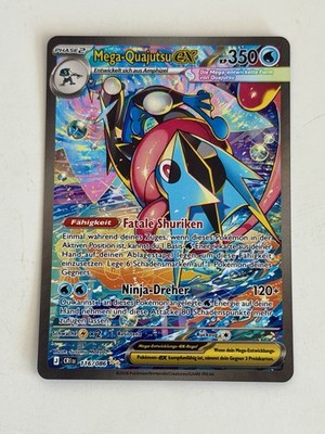 Pokémon Karte TCG Mega-Quajutsu EX Mega Holo 116/086 XY Deutsch KP 350