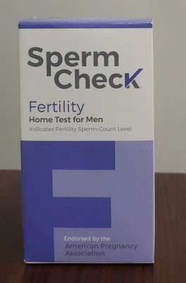 #ad Sperm Check Fertility Home Test For Men 1 Test Exp 8 26 $24.99