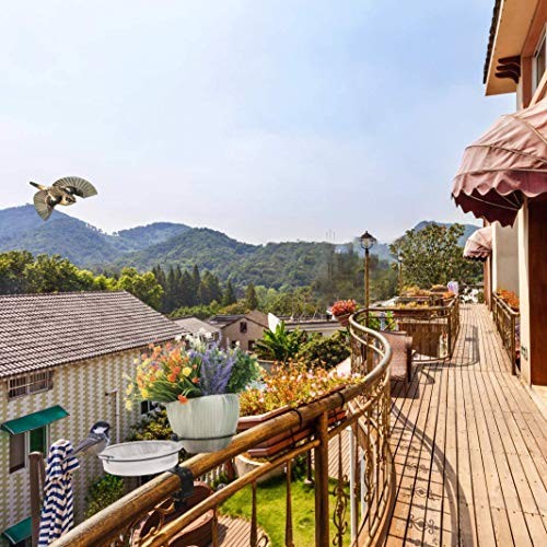 Bird Feeders Deck Bird Feeder Bird Bath Deck Bowl Spa and Seeds bronze-1pk