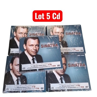 Set 5 Boxen Frank Sinatra La Voix Du Crooner 4CD + DVD Neu Blister