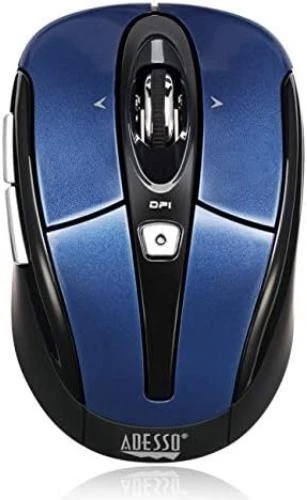 ADESSO IMOUSE S60L WRLS OPTICAL NANO MOUSE BLU SCALABLE DPI 800/1600 6BTN DESIGN - Image 2 of 4
