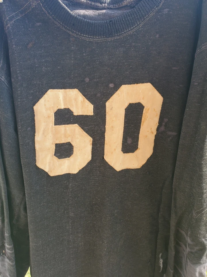 Футболка до 1939 Arkansas No60 Football Sewn Jersey Tom Spaulding Little Rock 40 короткая ❤️ - Изображение 3 из 4