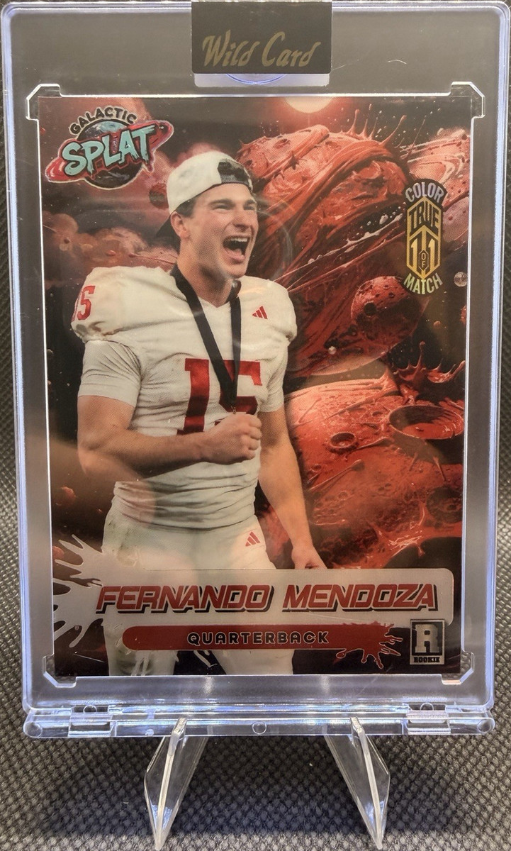 2026 Wild Card Galactic Splat FERNANDO MENDOZA True 1/1 RC Color